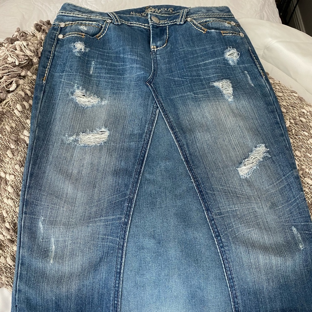 Jean skirt